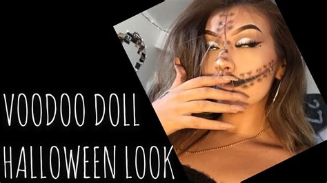 Glamorous voodoo doll makeup: Fearless and enchanting